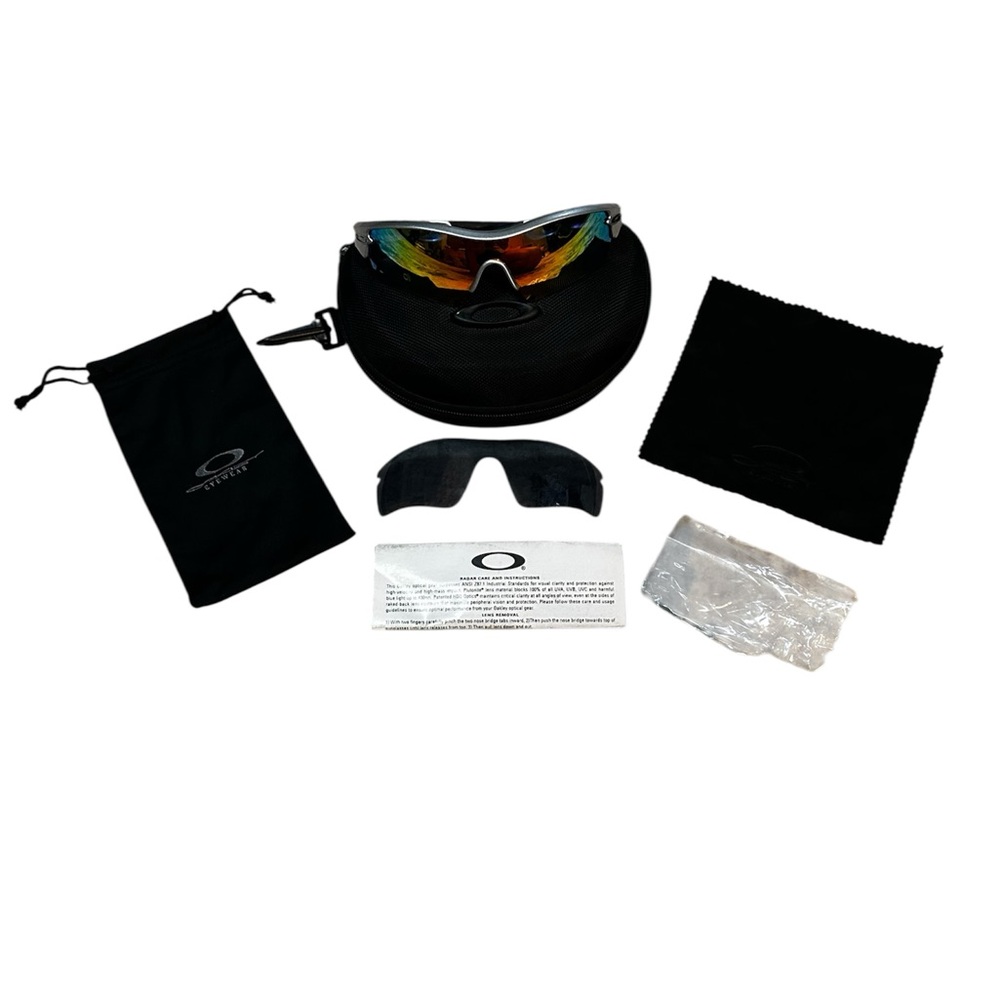 Vintage Oakley Radar Sunglasses w/ Case And Spare Lenses